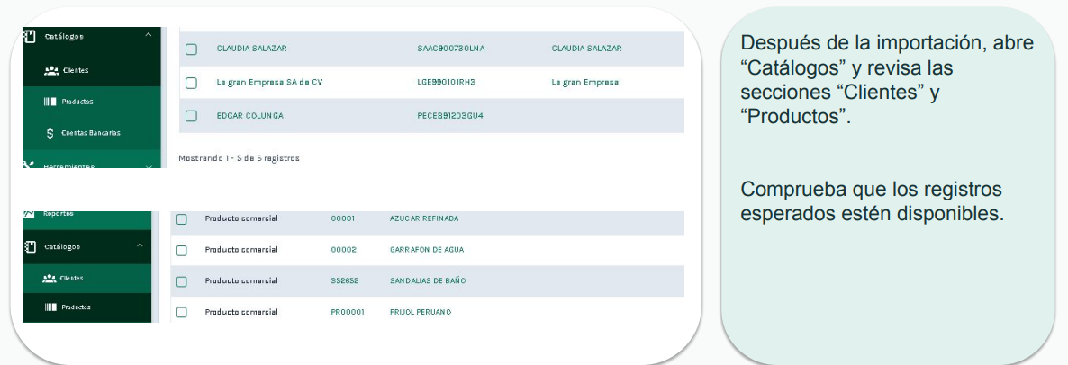 Importaci&oacute;n de Cat&aacute;logos en CONTPAQi Vende
